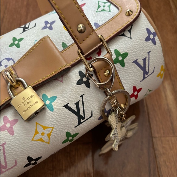 Louis Vuitton leather rainbow monogram barrel bag - Picture 4 of 5